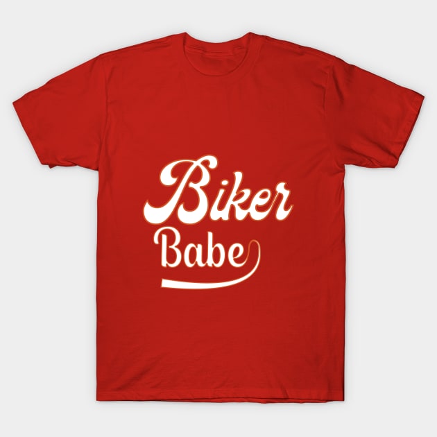 Biker Babe T-Shirt by TwoUpRidingCo